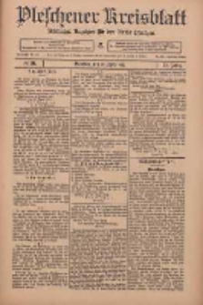 Pleschener Kreisblatt: Amtlicher Anzeiger f&uuml;r den Kreis Pleschen 1911.04.19 Jg.59 Nr31