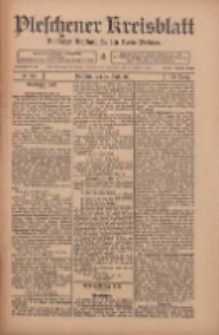 Pleschener Kreisblatt: Amtlicher Anzeiger f&uuml;r den Kreis Pleschen 1911.04.26 Jg.59 Nr33