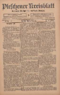 Pleschener Kreisblatt: Amtlicher Anzeiger f&uuml;r den Kreis Pleschen 1911.05.24 Jg.59 Nr41
