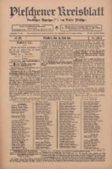 Pleschener Kreisblatt: Amtlicher Anzeiger für den Kreis Pleschen 1911.05.27 Jg.59 Nr42