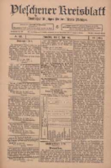 Pleschener Kreisblatt: Amtlicher Anzeiger f&uuml;r den Kreis Pleschen 1911.06.17 Jg.59 Nr48