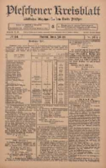 Pleschener Kreisblatt: Amtlicher Anzeiger f&uuml;r den Kreis Pleschen 1911.07.08 Jg.59 Nr54