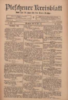 Pleschener Kreisblatt: Amtlicher Anzeiger für den Kreis Pleschen 1911.07.12 Jg.59 Nr55
