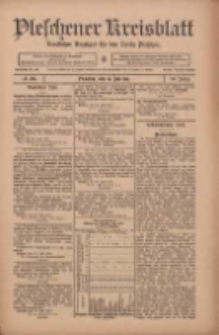Pleschener Kreisblatt: Amtlicher Anzeiger für den Kreis Pleschen 1911.07.15 Jg.59 Nr56