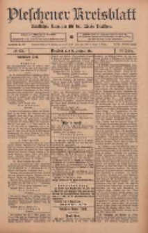 Pleschener Kreisblatt: Amtlicher Anzeiger f&uuml;r den Kreis Pleschen 1911.08.16 Jg.59 Nr65