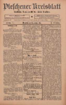 Pleschener Kreisblatt: Amtlicher Anzeiger für den Kreis Pleschen 1911.08.16 Jg.59 Nr65