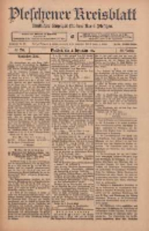 Pleschener Kreisblatt: Amtlicher Anzeiger für den Kreis Pleschen 1911.09.02 Jg.59 Nr70