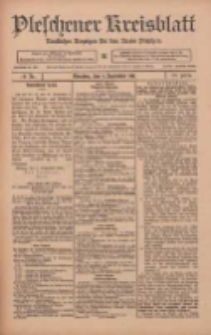 Pleschener Kreisblatt: Amtlicher Anzeiger f&uuml;r den Kreis Pleschen 1911.09.06 Jg.59 Nr71