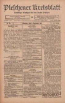 Pleschener Kreisblatt: Amtlicher Anzeiger für den Kreis Pleschen 1911.09.06 Jg.59 Nr71