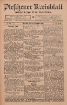 Pleschener Kreisblatt: Amtlicher Anzeiger für den Kreis Pleschen 1911.09.27 Jg.59 Nr77