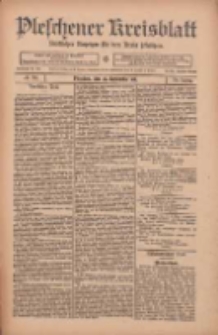 Pleschener Kreisblatt: Amtlicher Anzeiger f&uuml;r den Kreis Pleschen 1911.09.30 Jg.59 Nr78