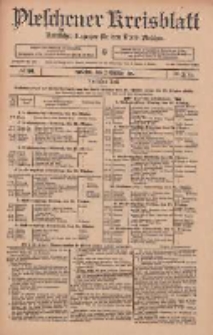 Pleschener Kreisblatt: Amtlicher Anzeiger f&uuml;r den Kreis Pleschen 1911.10.07 Jg.59 Nr80