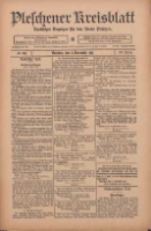 Pleschener Kreisblatt: Amtlicher Anzeiger f&uuml;r den Kreis Pleschen 1911.11.08 Jg.59 Nr89
