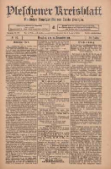 Pleschener Kreisblatt: Amtlicher Anzeiger für den Kreis Pleschen 1911.11.18 Jg.59 Nr92