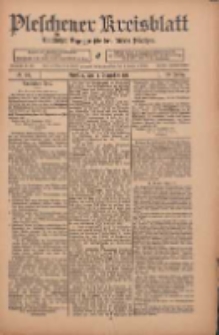 Pleschener Kreisblatt: Amtlicher Anzeiger f&uuml;r den Kreis Pleschen 1911.12.09 Jg.59 Nr98