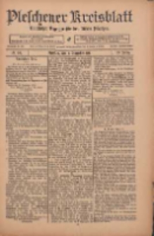 Pleschener Kreisblatt: Amtlicher Anzeiger für den Kreis Pleschen 1911.12.09 Jg.59 Nr98