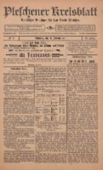 Pleschener Kreisblatt: Amtlicher Anzeiger für den Kreis Pleschen 1912.01.24 Jg.60 Nr7