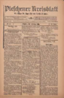 Pleschener Kreisblatt: Amtlicher Anzeiger für den Kreis Pleschen 1912.02.03 Jg.60 Nr10