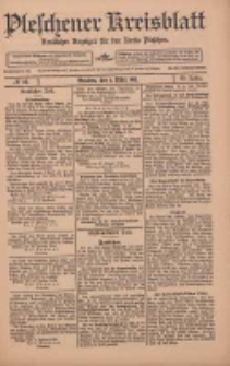 Pleschener Kreisblatt: Amtlicher Anzeiger f&uuml;r den Kreis Pleschen 1912.03.06 Jg.60 Nr19