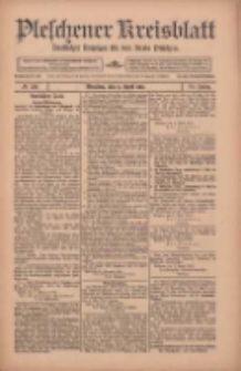 Pleschener Kreisblatt: Amtlicher Anzeiger für den Kreis Pleschen 1912.04.06 Jg.60 Nr28