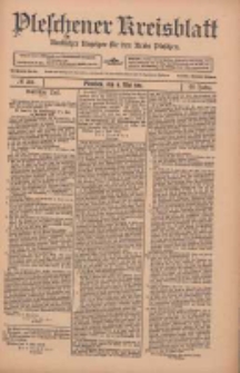 Pleschener Kreisblatt: Amtlicher Anzeiger für den Kreis Pleschen 1912.05.11 Jg.60 Nr38