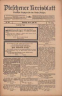 Pleschener Kreisblatt: Amtlicher Anzeiger f&uuml;r den Kreis Pleschen 1912.07.10 Jg.60 Nr55