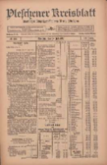 Pleschener Kreisblatt: Amtlicher Anzeiger f&uuml;r den Kreis Pleschen 1912.07.20 Jg.60 Nr58