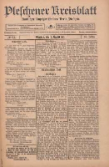 Pleschener Kreisblatt: Amtlicher Anzeiger für den Kreis Pleschen 1912.08.07 Jg.60 Nr63