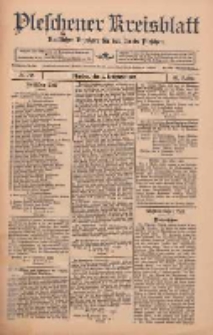 Pleschener Kreisblatt: Amtlicher Anzeiger f&uuml;r den Kreis Pleschen 1912.09.07 Jg.60 Nr72