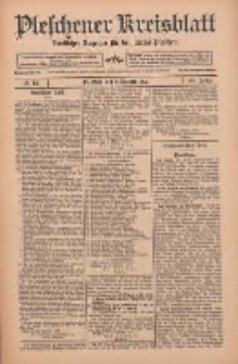 Pleschener Kreisblatt: Amtlicher Anzeiger f&uuml;r den Kreis Pleschen 1912.10.09 Jg.60 Nr81