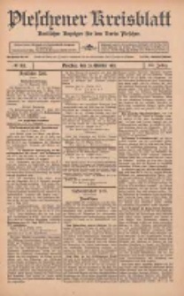 Pleschener Kreisblatt: Amtlicher Anzeiger f&uuml;r den Kreis Pleschen 1912.10.23 Jg.60 Nr85