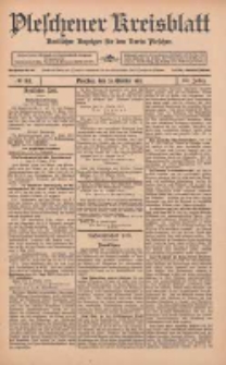 Pleschener Kreisblatt: Amtlicher Anzeiger für den Kreis Pleschen 1912.10.23 Jg.60 Nr85