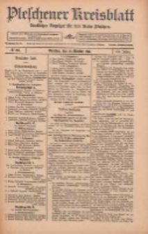 Pleschener Kreisblatt: Amtlicher Anzeiger für den Kreis Pleschen 1912.10.26 Jg.60 Nr86