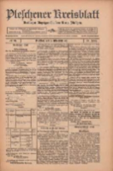 Pleschener Kreisblatt: Amtlicher Anzeiger f&uuml;r den Kreis Pleschen 1912.11.13 Jg.60 Nr91