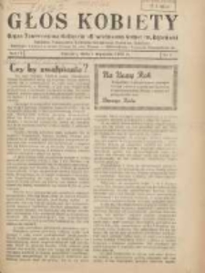 Głos Kobiety 1939.01.01 R.9 Nr1