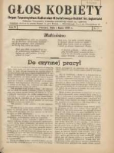 Głos Kobiety 1939.07.01 R.9 Nr7