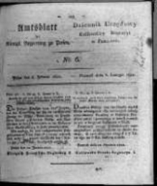 Amtsblatt der Königlichen Regierung zu Posen. 1821.02.06 Nro.6