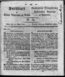Amtsblatt der K&ouml;niglichen Regierung zu Posen. 1821.04.10 Nro.15