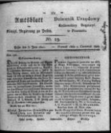 Amtsblatt der K&ouml;niglichen Regierung zu Posen. 1821.06.05 Nro.23