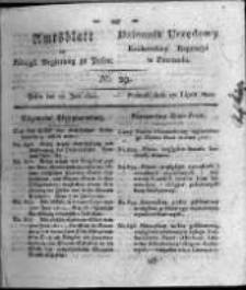 Amtsblatt der Königlichen Regierung zu Posen. 1821.07.17 Nro.29