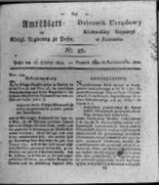 Amtsblatt der Königlichen Regierung zu Posen. 1821.10.16 Nro.42