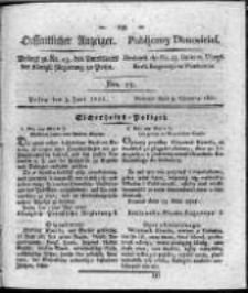 Oeffentlicher Anzeiger. 1821.06.05 Nro.23