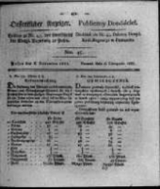 Oeffentlicher Anzeiger. 1821.11.06 Nro.45