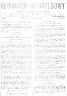 Informator Urzędowy Powiatu Gnieźnieńskiego 1934.01.10 R.83 Nr2