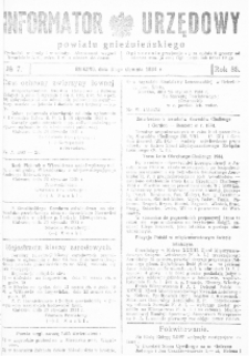Informator Urzędowy Powiatu Gnieźnieńskiego 1934.01.31 R.83 Nr7