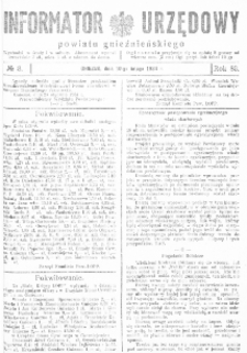 Informator Urzędowy Powiatu Gnieźnieńskiego 1934.02.10 R.83 Nr8