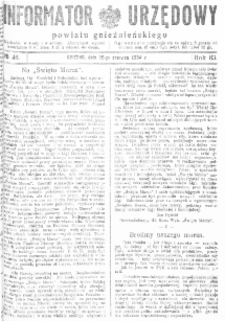 Informator Urzędowy Powiatu Gnieźnieńskiego 1934.06.29 R.83 Nr46