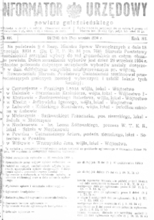 Informator Urzędowy Powiatu Gnieźnieńskiego 1934.09.29 R.83 Nr66