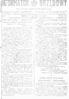 Informator Urzędowy Powiatu Gnieźnieńskiego 1934.10.03 R.83 Nr67