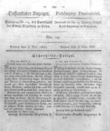 Oeffentlicher Anzeiger. 1822.05.07 Nro.19